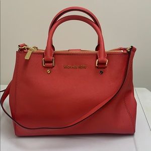 Michael Kors Watermelon Sutton Satchel